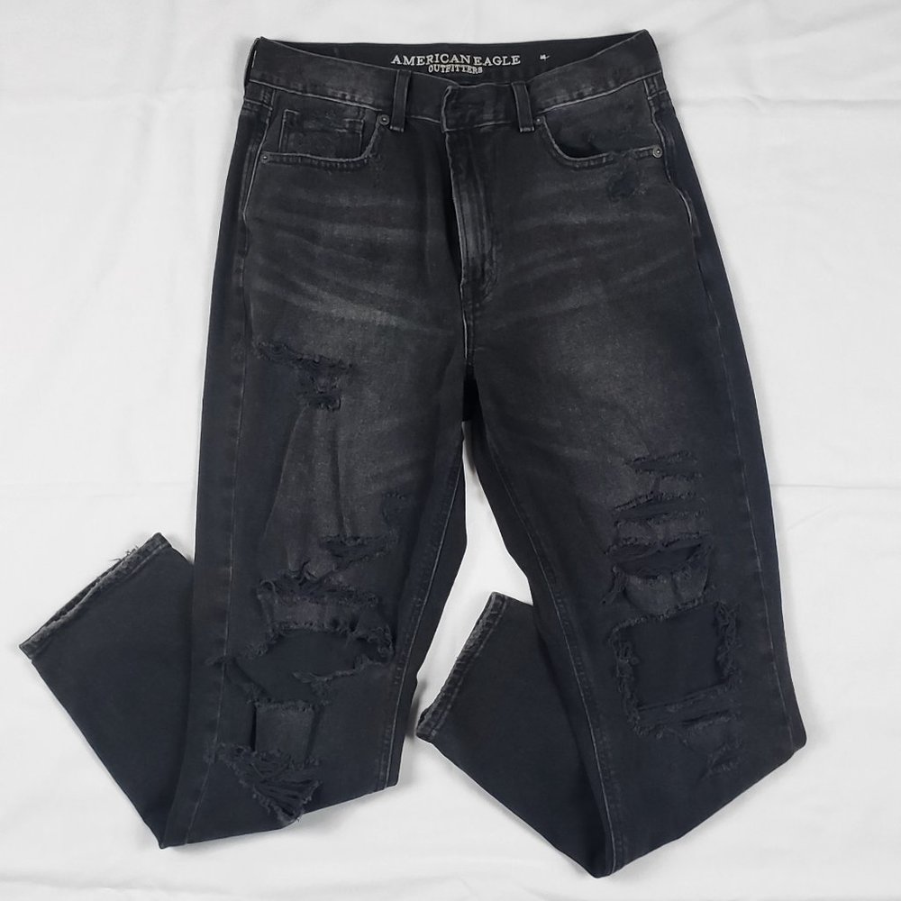 American Eagle Outfitters Distressed Mom Jeans